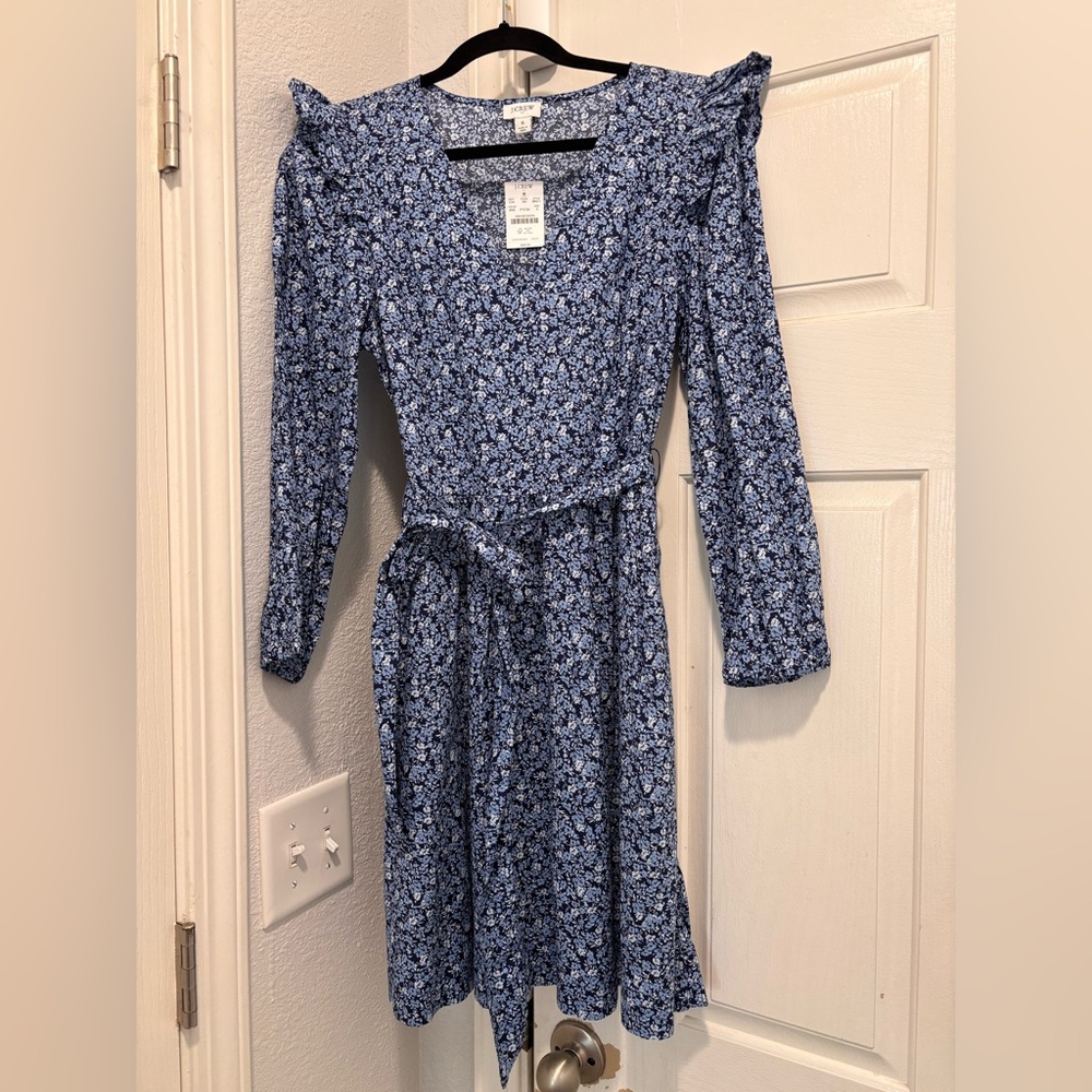 J.Crew Factory Lightweight Cotton Puff-Sleeve Mini Dress – NWT – Size Small - Picture 9 of 9